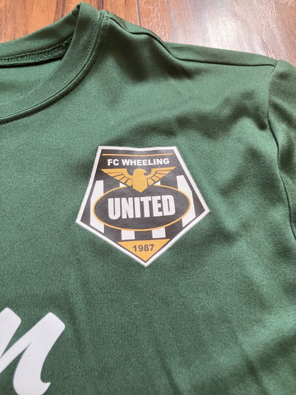 Soccer Dry Fit Shirt Green– FC United Wheeling (Size Medium) - Picture 5 of 7